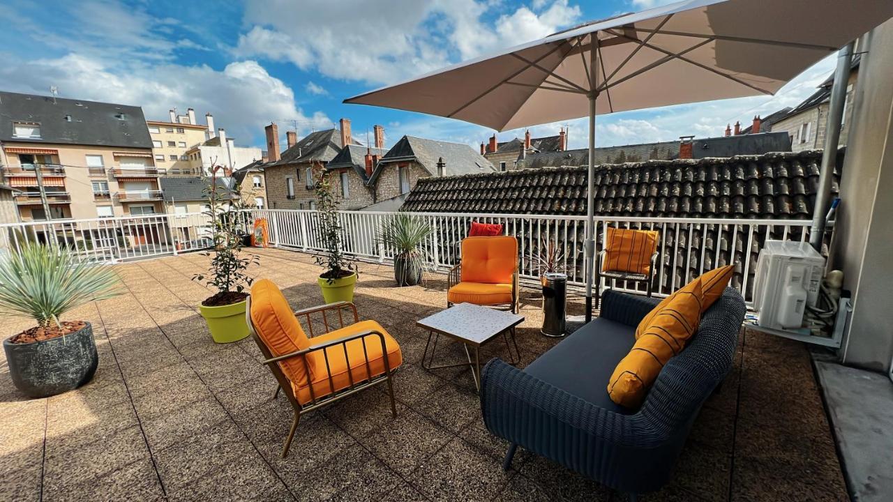 Accueillant T2 Renove Clim Centre Ville Terrasse Brive-la-Gaillarde Exterior photo